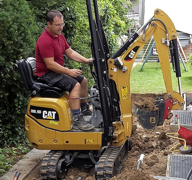 Marcel Kufner hat schon mit den Arbeiten angefangen.   | Foto: Privat