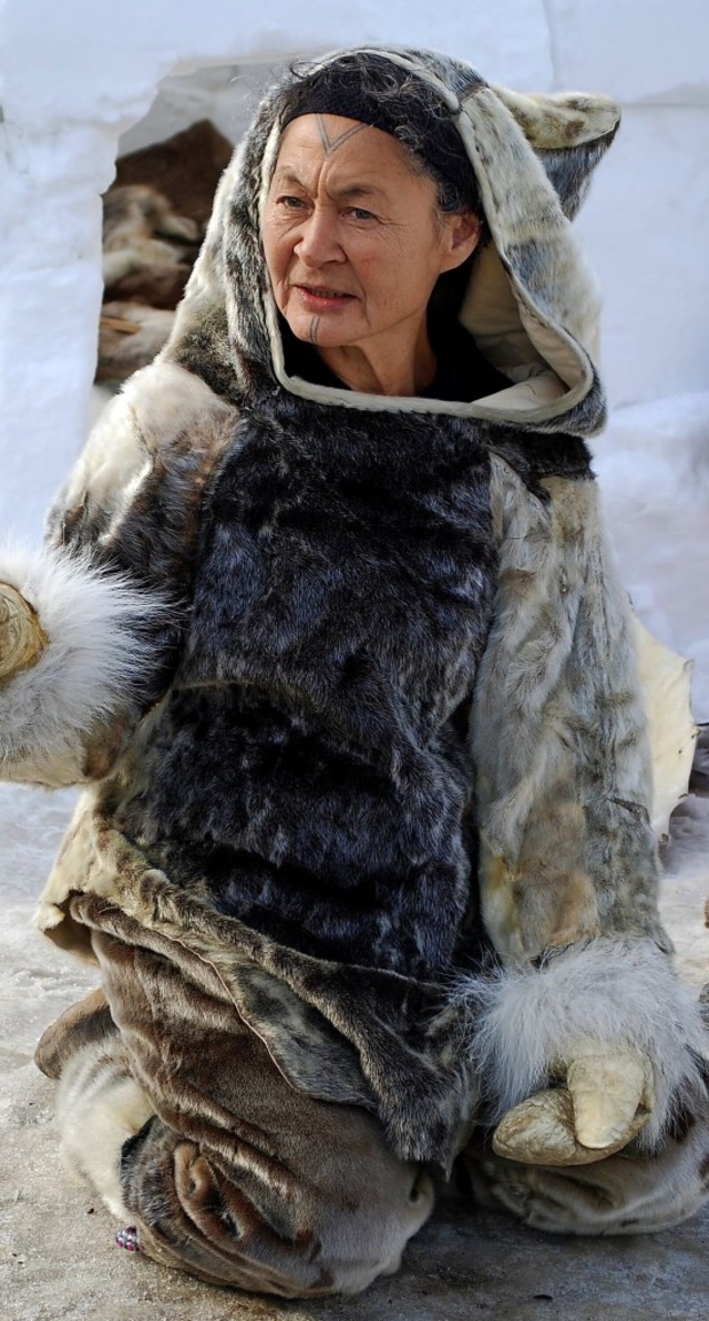Die Inuit-Jgerin Ayu Peters   | Foto: BRAUNE