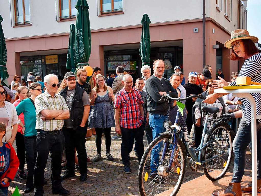 Es kam unter anderem auch zu einer Versteigerung von Fundfahrrdern.