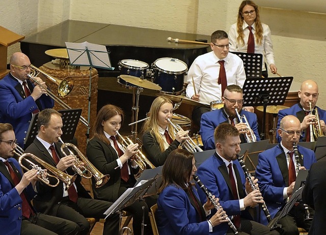 Strahlend und farbenreich spielte die ...en Konzert in der Christuskirche auf.   | Foto: Roswitha Frey