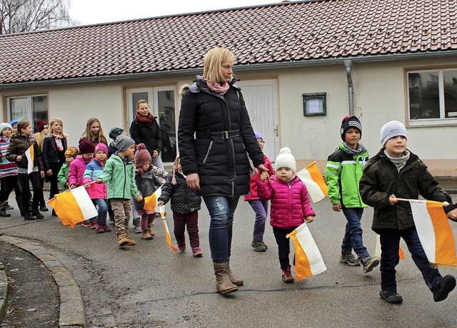 Der Bedarf ist da: Im Kindergarten Rei...ne Mietwohnung im OG macht es mglich.  | Foto: Christa Maier