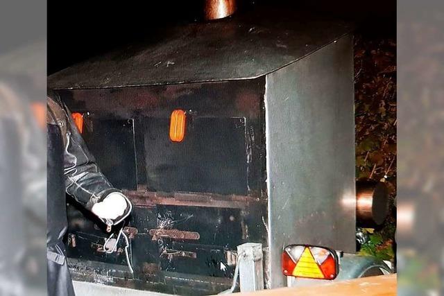 Gestohlener Flammenkuchenofen: Familie setzt 1000 Euro Belohnung aus