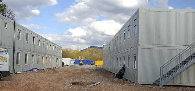Flchtlingsunterkunft am Sgeteich in Offenburg   | Foto: Archivfoto: hr