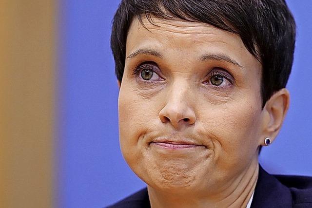 Frauke Petry wegen fahrlssigen Falscheids verurteilt