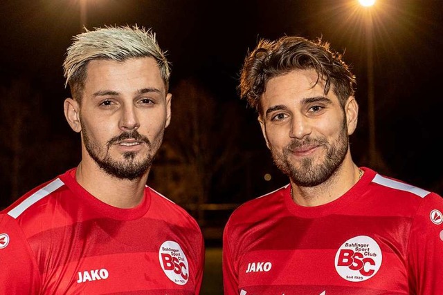 Hasan Pepic (links) und Shqipon Bektas... ersten gemeinsamen Auftritts beim BSC  | Foto: Patrick Seeger