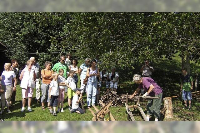 Aktionstag im Bauernhausmuseum Schneiderhof in Kirchhausen