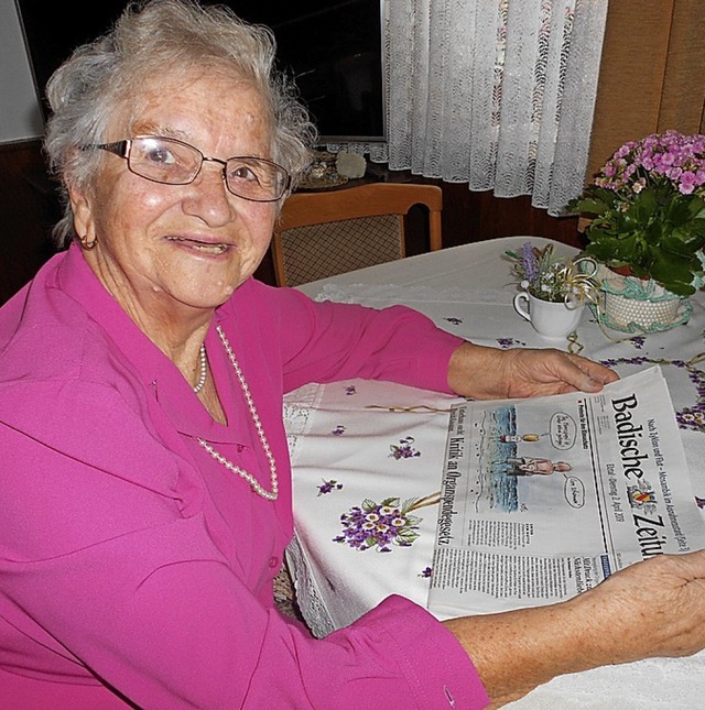 Maria Kern wird  90.   | Foto: hjwe