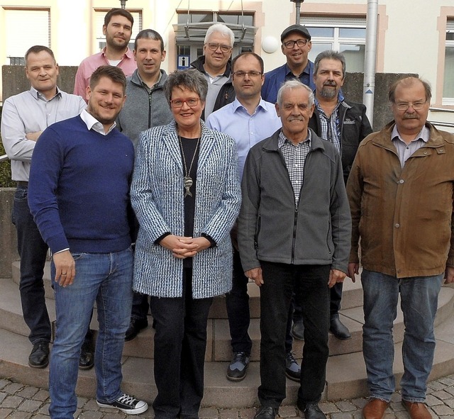 CDU-Kandidaten fr die Gemeinderatswah...ischer und Martin Schuler (von links)   | Foto: Josef Faller