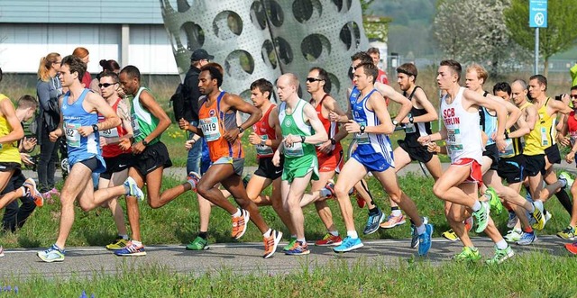 Am Sonntag starten beim Freiburg-Marathon rund 13.000 Luferinnen und Lufer.  | Foto: Patrick Seeger