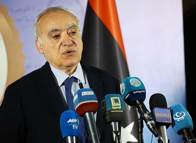 Der UN-Sondergesandte fr Libyen, Ghassan Salam  | Foto: AFP