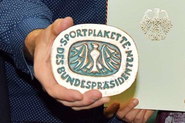 TuS Herten erhlt die Sportplakette des Bundesprsidenten