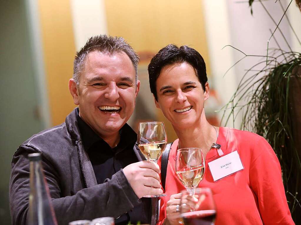 Impressionen von der Jobmotor-Party am Freitag in der Meckelhalle der Sparkasse Freiburg-Nrdlicher Breisgau.