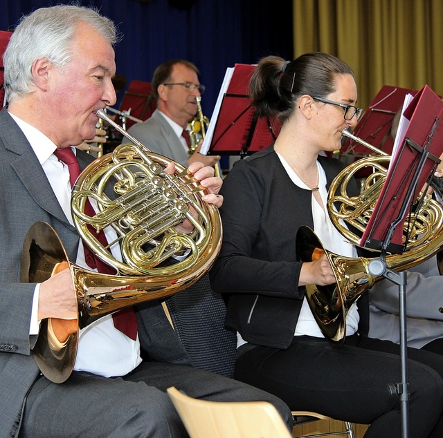 Der Musikverein demonstrierte sein Knnen<ppp></ppp>  | Foto: Gerhard Helmut Breuer