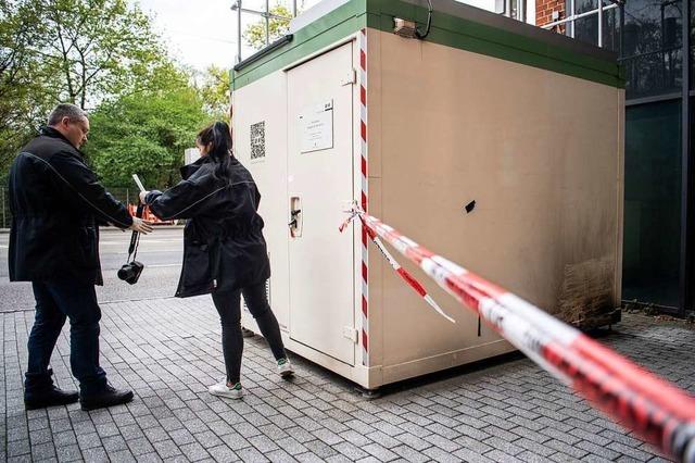 Unbekannte znden Schadstoff-Messstation am Neckartor an