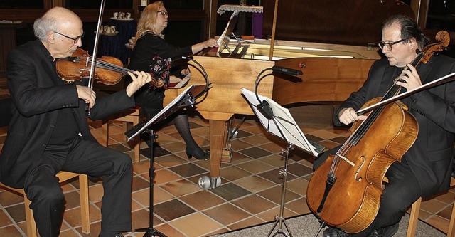Antonio Pellegrini, Monika Sundermeyer...ten Klavier-Trios in der Pauluskirche.  | Foto: Hildegard Karig