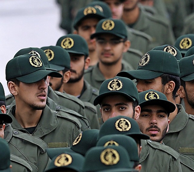 Fr US-Prsident Trump sind die iranis...utionsgarden eine Terrororganisation.   | Foto: dpa