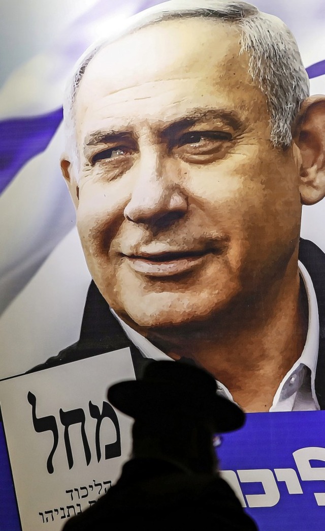Hat Benjamin Netanjahu noch einmal die Nase vorn?   | Foto: afp