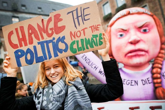 Verndert die Politik, nicht das Klima... von &#8222;Fridays for Future&#8220;.  | Foto: dpa
