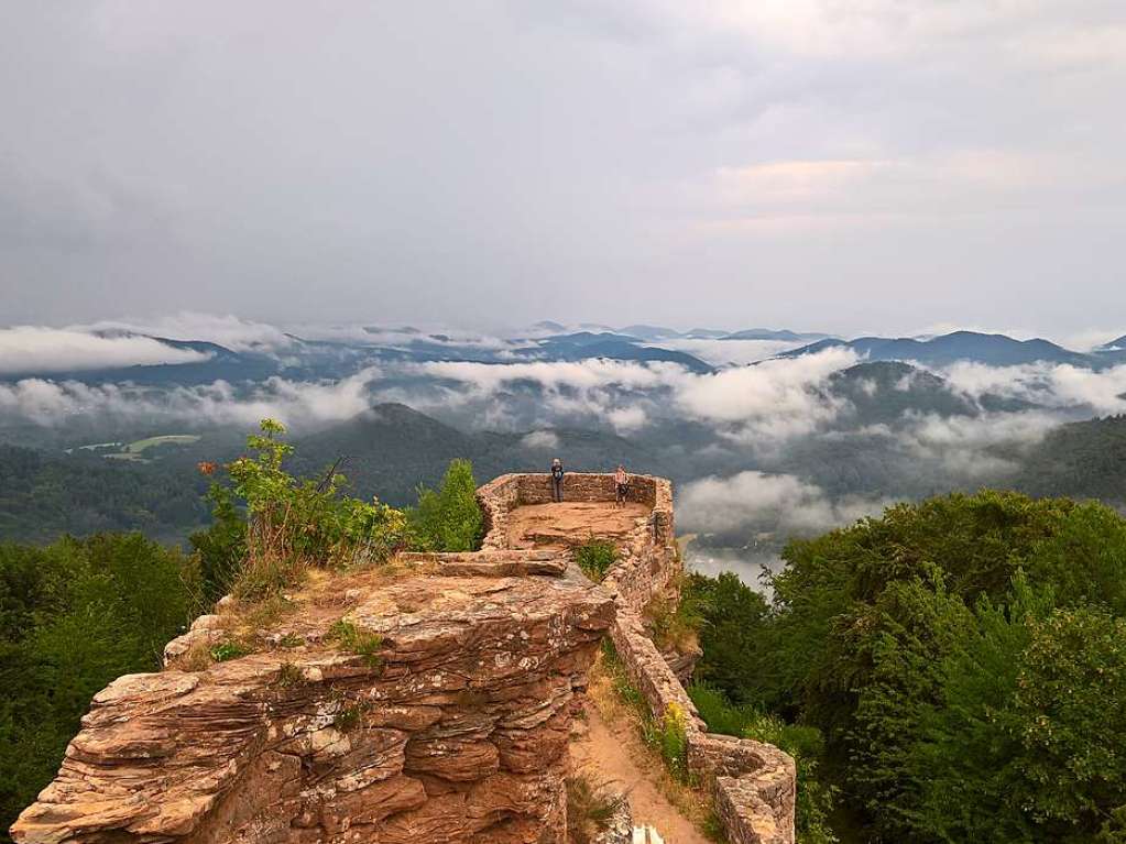 Atemberaubender Blick von der Wegelnburg