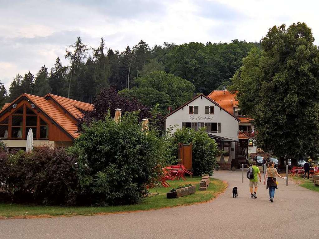 Der Gimbelhof bei Lembach (Elsass) bietet eine einmalige Sicht auf Burg Fleckenstein und leckere Spezialitten.