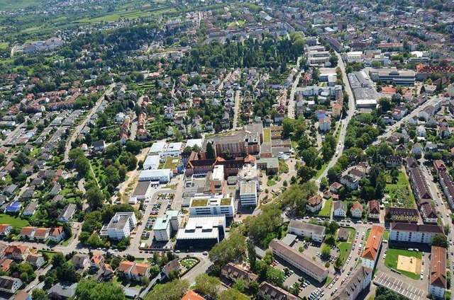 Anstelle des Klinikums am Ebertplatz, ...n Park als Ausgleichsflche anzulegen.  | Foto: Ralf Burgmaier