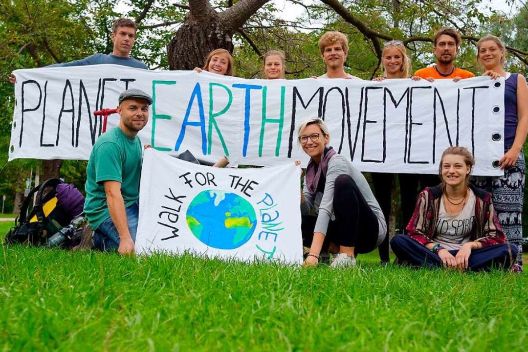 Das Planet Earth Movement möchte seine...mung verschließen. Sie wollen handeln!  | Foto: Planet Earth Movement