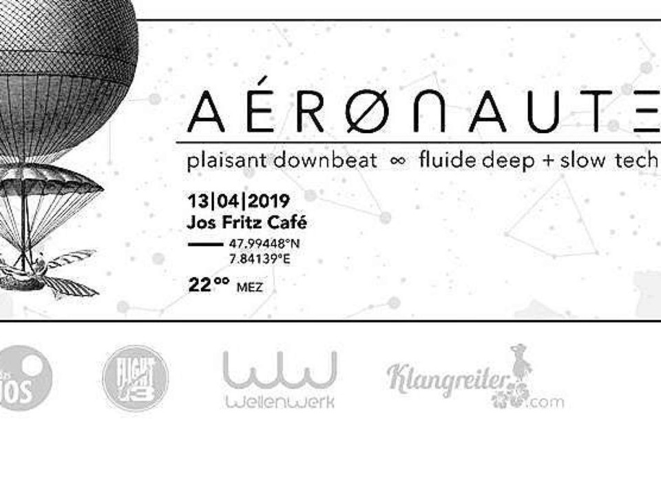 Bei Aeronaute im Jos Fritz Café legen ... und der Gastgeber DJ Klangreiter auf.  | Foto: Promo