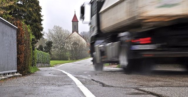 Um diese Linie in der Eichener Strae ging es im Gemeinderat.  | Foto: Nicolai Kapitz