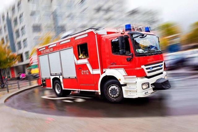 Feuer in Freiburg-St. Georgen mit mehreren leicht verletzten Personen