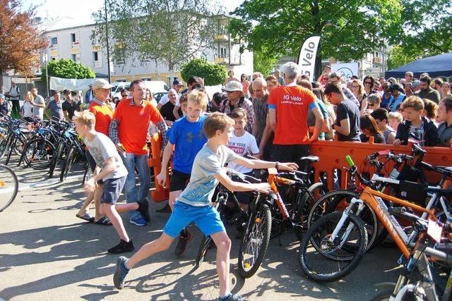 Am Samstag findet die Fahrradbrse der IG Velo in Lrrach statt