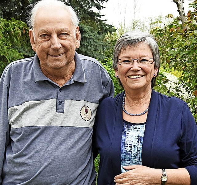 Gerda und Karlheinz Schmidt feiern heute das Fest der Goldenen Hochzeit  | Foto: Markus Zimmermann