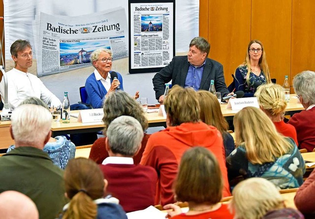 Till Reckert, Barbara von Kalckreuth, ...erer und Stephanie Stalter (von links)  | Foto: Michael Bamberger