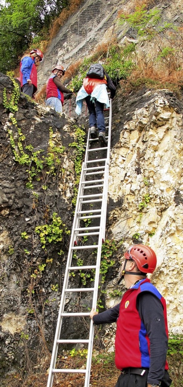 Dank Bergwacht werden Besucher am Tag des Geotops die Jaspisgrube sehen knnen.   | Foto: Schtz