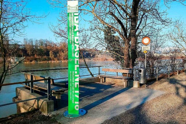 Hier soll auf Schweizer Seite der Brc...sein, der beide Rheinfelden verbindet.  | Foto: Ingrid Bhm-Jacob