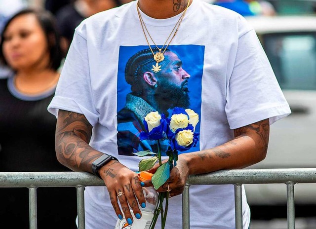 Tausende bei Trauerfeier fr erschossenen Rapper Nipsey Hussle  | Foto: AFP