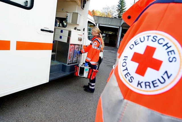 Immer im Einsatz, selten im Blickpunkt: Das Rote Kreuz  | Foto: Bernd Weissbrod