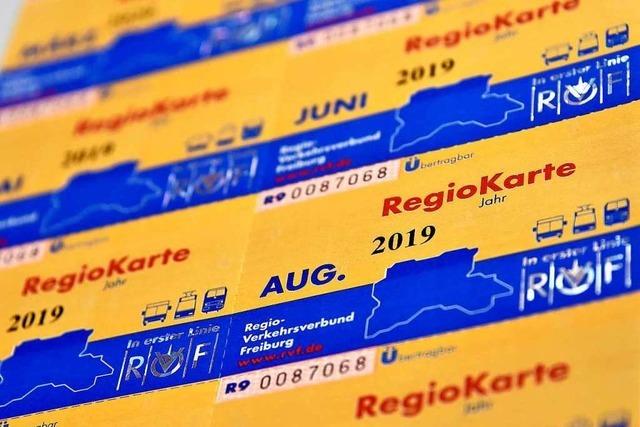 Die Regiokarte wird ab August zwei Euro teurer