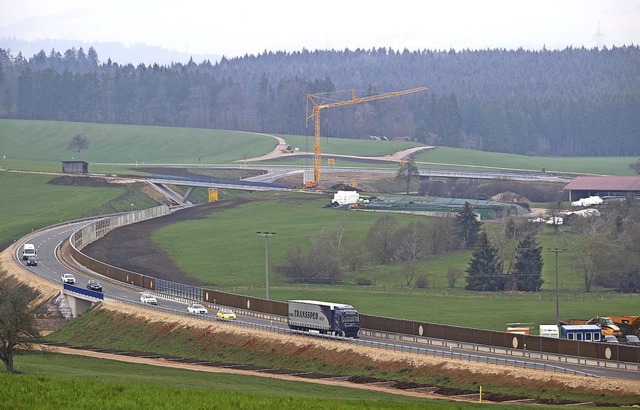 Die B27-Umfahrung rund um den Hfinger...s in groem Mastab gesperrt werden.    | Foto: Guy Simon