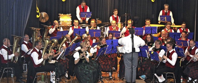 Groen Applaus erhielten die Musiker d...n bei ihrem Jahreskonzert im Kursaal.   | Foto: Cornelia Liebwein