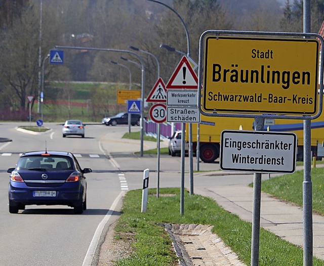 Mehr als erlaubt: Rund 30 Prozent alle...e, die von Donaueschingen her kommen.   | Foto: Simon