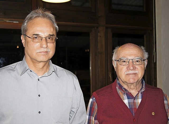 Bernd Schillinger und Horst Giesin  | Foto: Johannes Sonnenberg