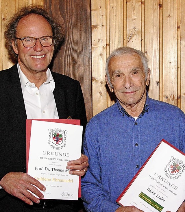 Dieter Ludin (rechts) und Thomas Marx  | Foto: Norbert Sedlak