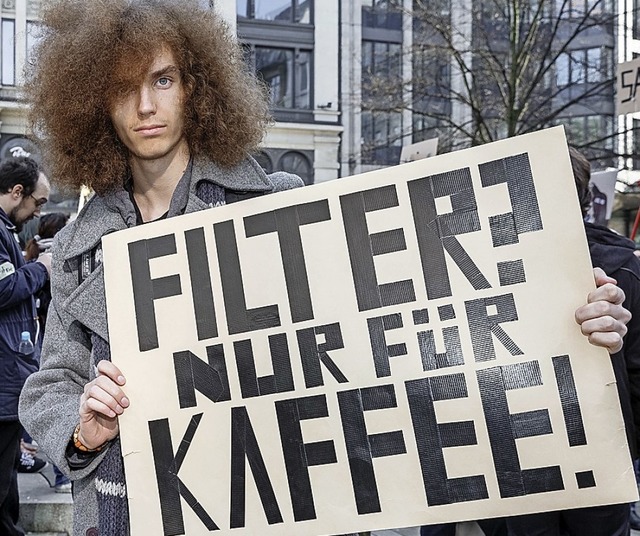 Zentraler Streitpunkt bei der Reform des EU-Urheberrechts sind Uploadfilter   | Foto: DPA