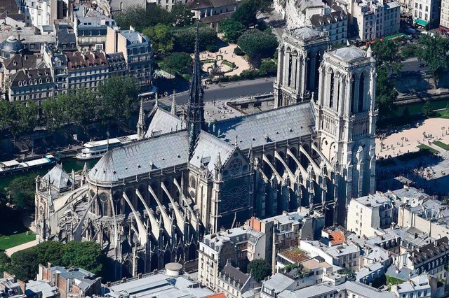 Notre Dame vor dem Brand  | Foto: AFP
