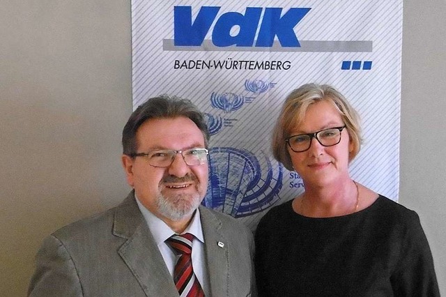 Die neue Vorsitzende Doris Ziminski und ihr Vorgnger Christian Lietz.  | Foto: privat