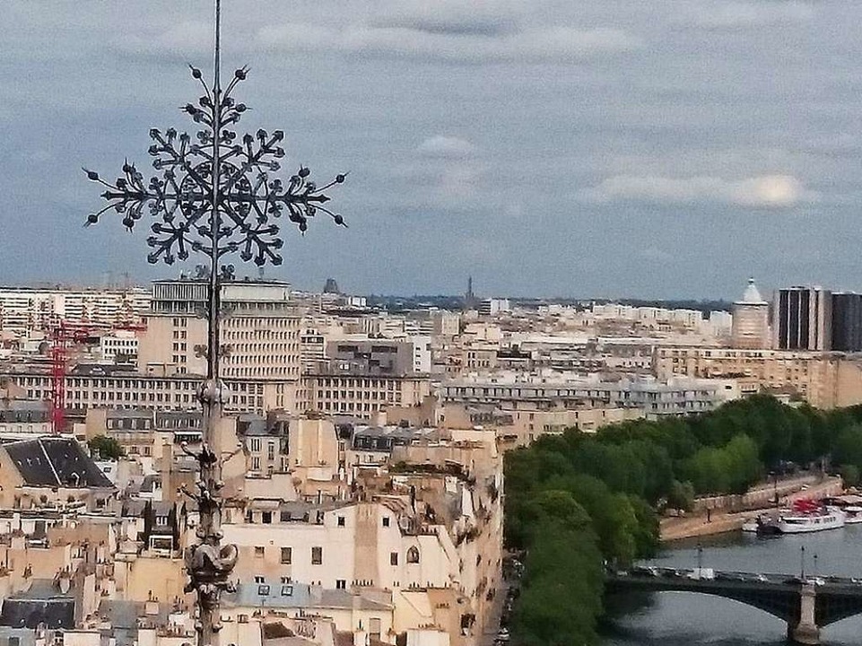 Direkt an Notre-Dame schlngelt sich die Seine vorbei.  | Foto: Anika Maldacker
