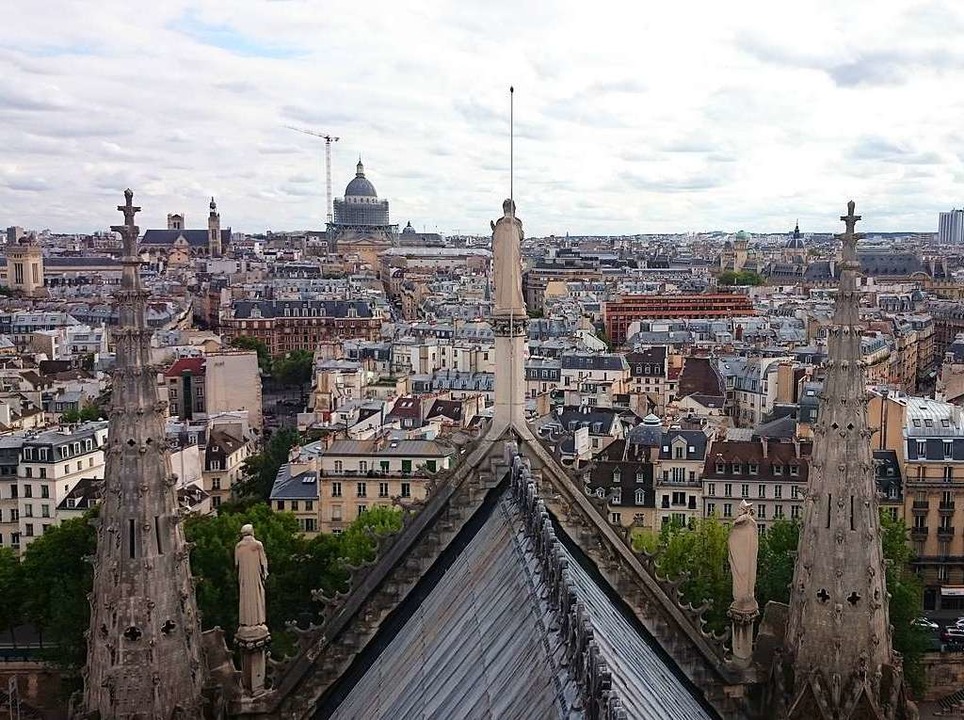 Blick von Notre-Dame in Richtung Pantheon  | Foto: Anika Maldacker