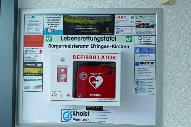 Defimed verteidigt ihre Defibrillatoren-PR in Efringen-Kirchen