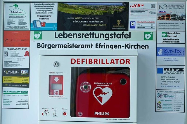 Das Sponsoringmodell fr den Defibrillator ist in der Kritik.  | Foto: Victoria Langelott