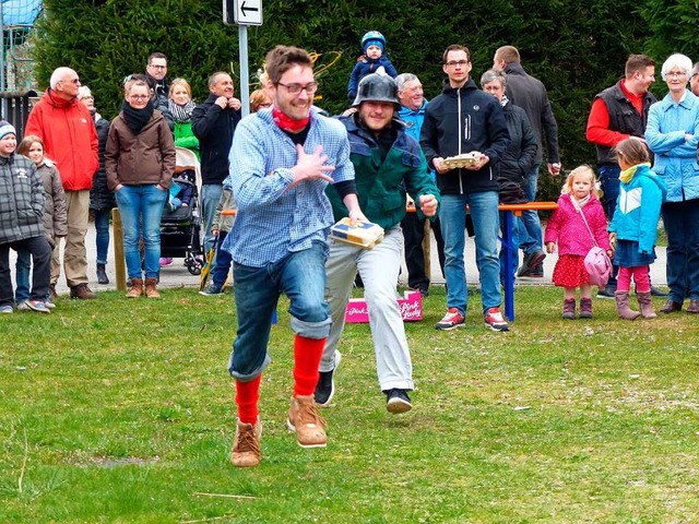 In Kirchzarten findet am Ostermontag  das Eierlesen statt.  | Foto: Privat